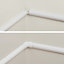 D-Line White 30mm x 15mm Internal Trunking angle, Pack of 2