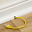 D-Line White Cable outlet, Pack of 2