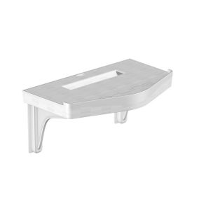D-Line White Cable tidy shelf