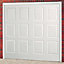 Dakota White Retractable Garage door, (H)1981mm (W)2438mm