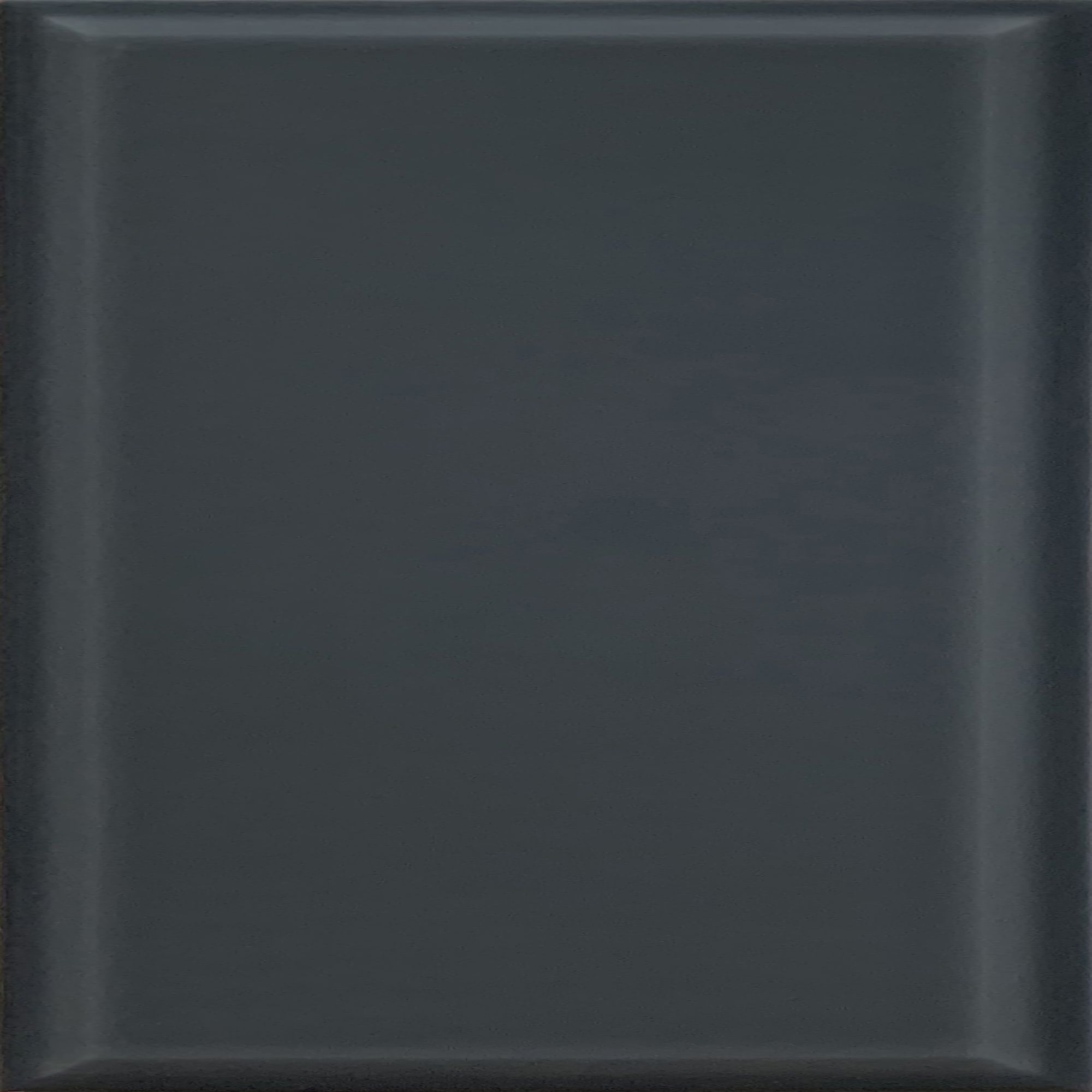 Dark Grey Gloss Ceramic Wall Tile, Pack of 17, (L)400mm (W)150mm