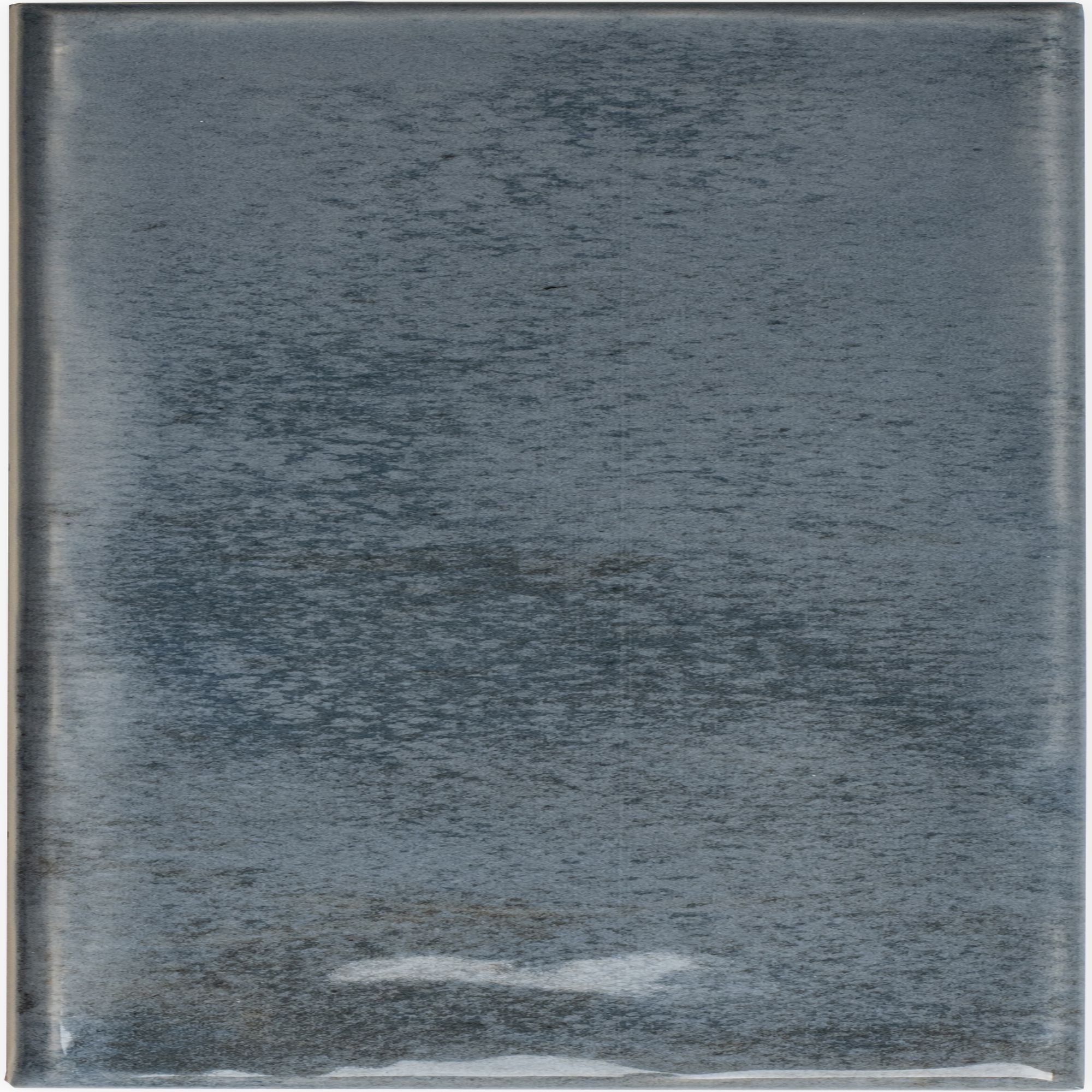 Dark Grey Gloss Ceramic Wall Tile, Pack of 54, (L)245mm (W)75mm