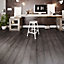 Dark grey Wood effect Luxury vinyl click Luxury vinyl click flooring