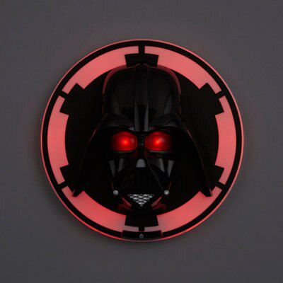 Darth vader shop wall light