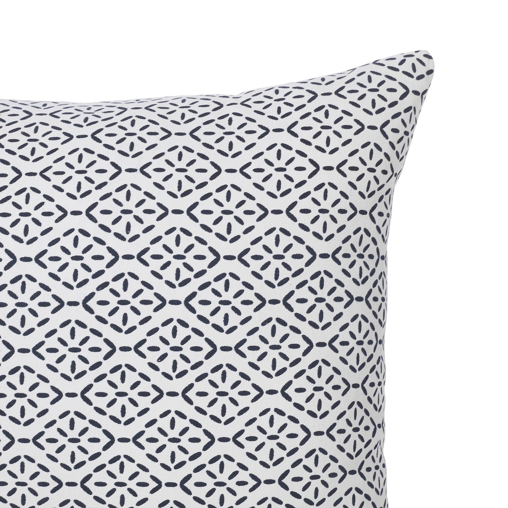 Black and white pattern cushion hotsell