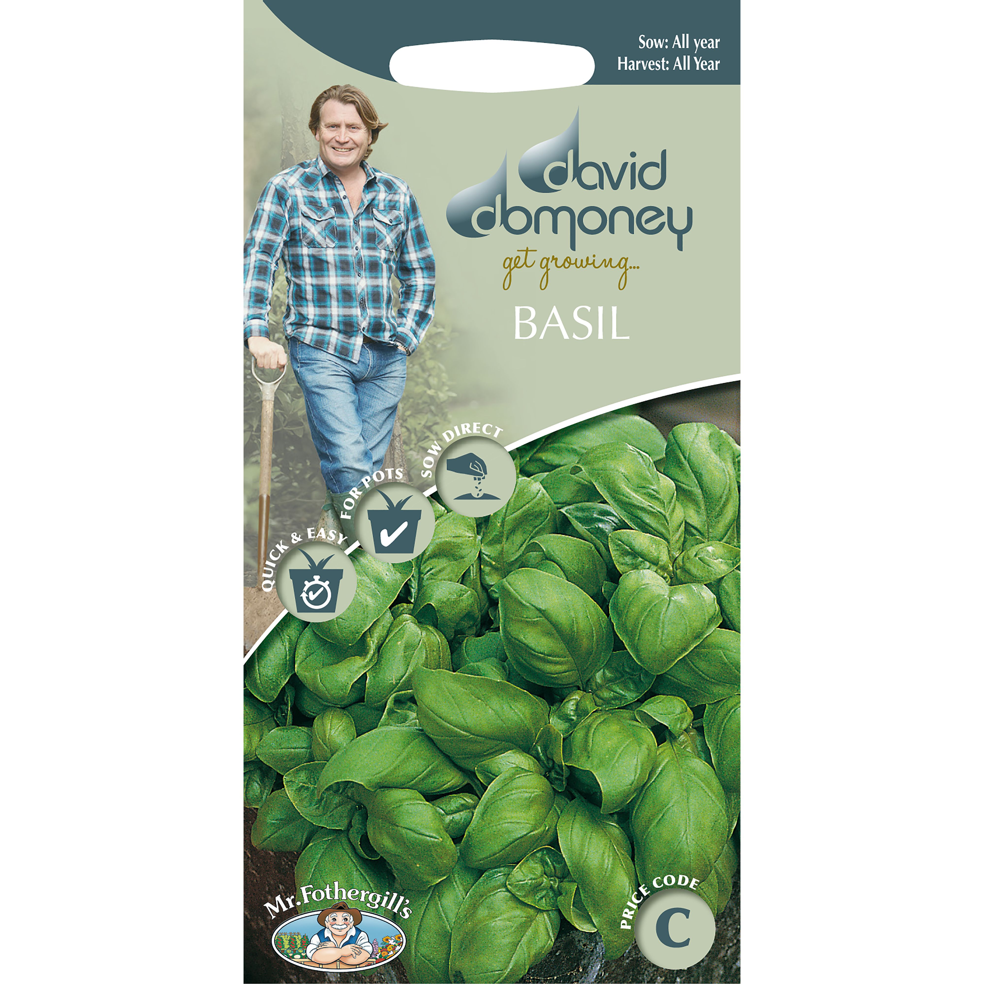 David Domoney Sweet Basil Seed