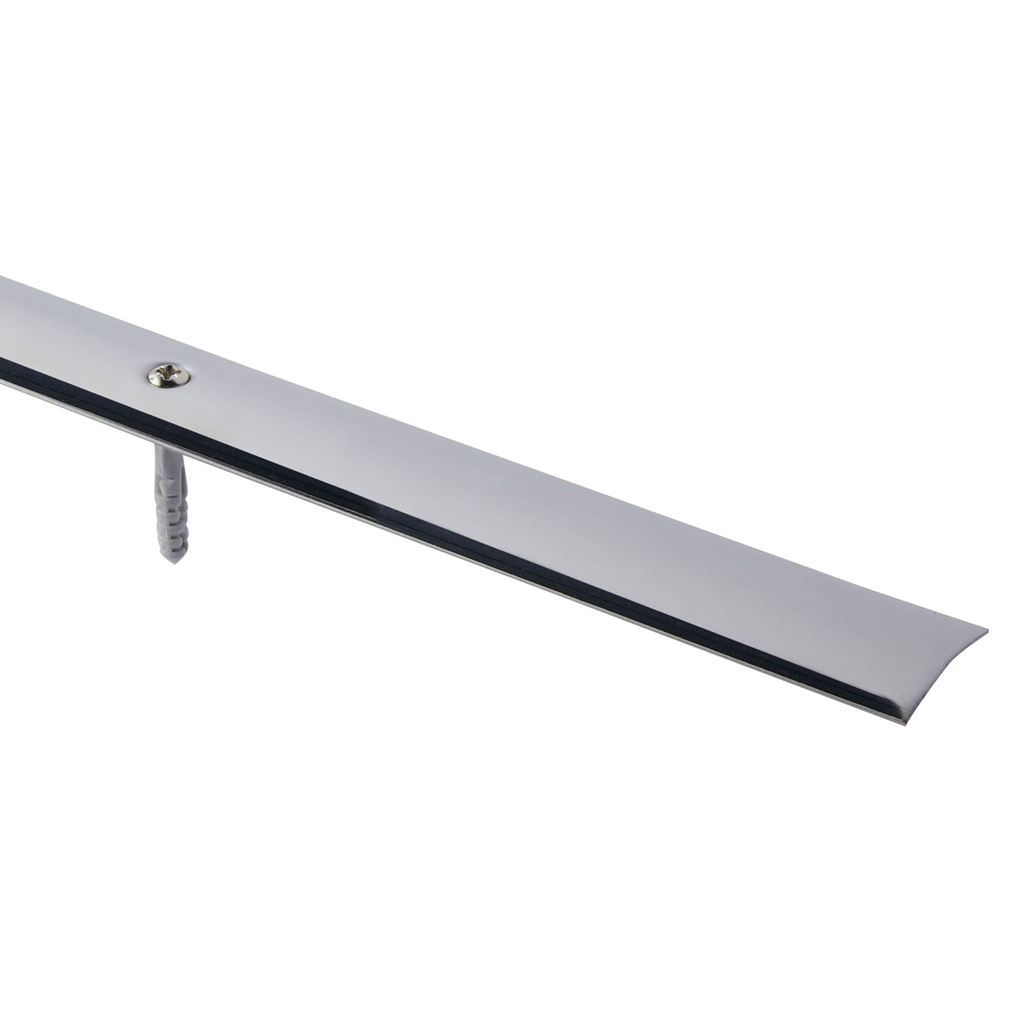 DECOR 5 Chrome effect Cover strip (L)180cm
