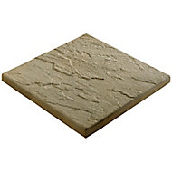Derbyshire Moorland cream Reconstituted stone Paving slab (L)450mm (W)450mm