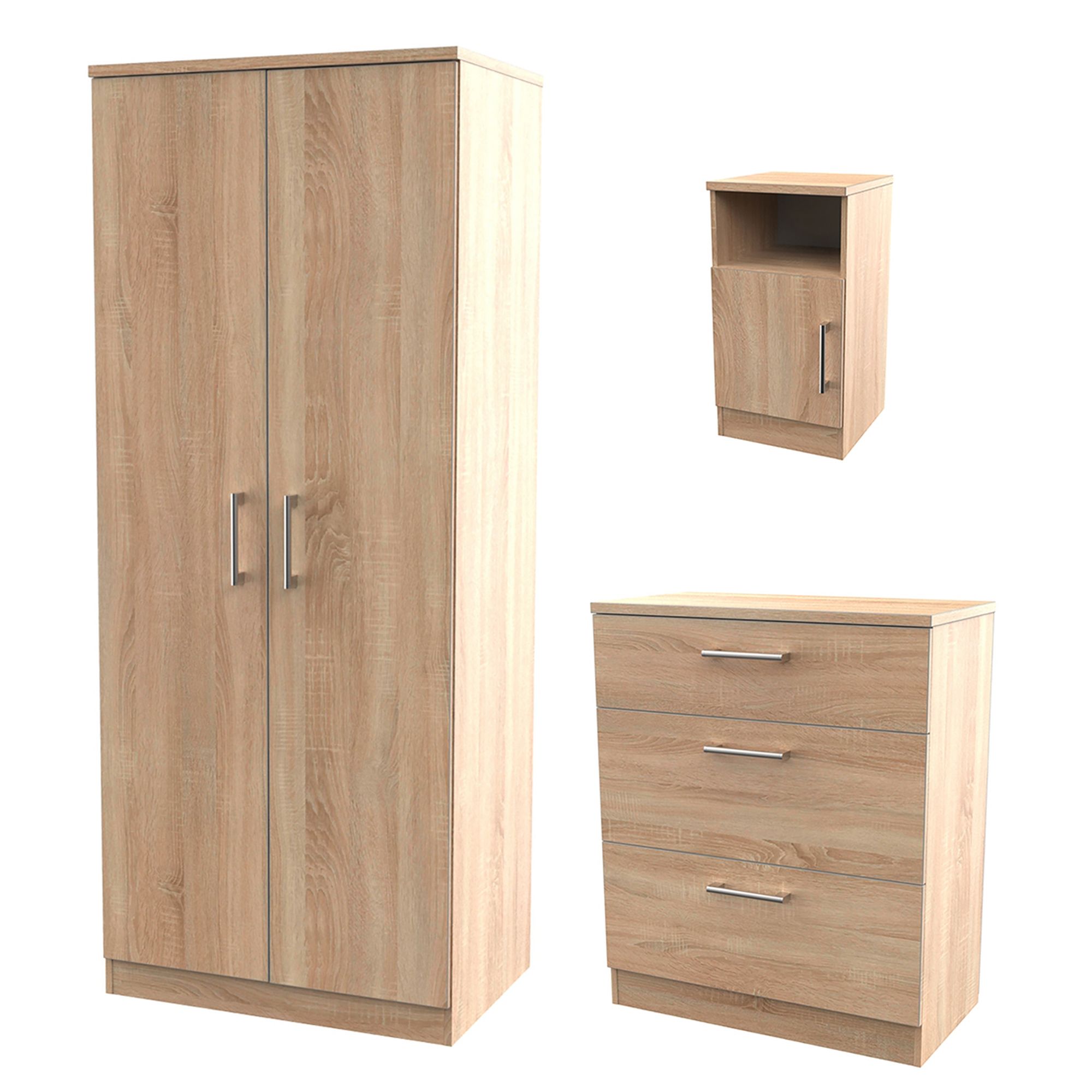 Light oak bedroom deals furniture