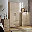 Devon Light oak effect 4 piece Bedroom furniture set