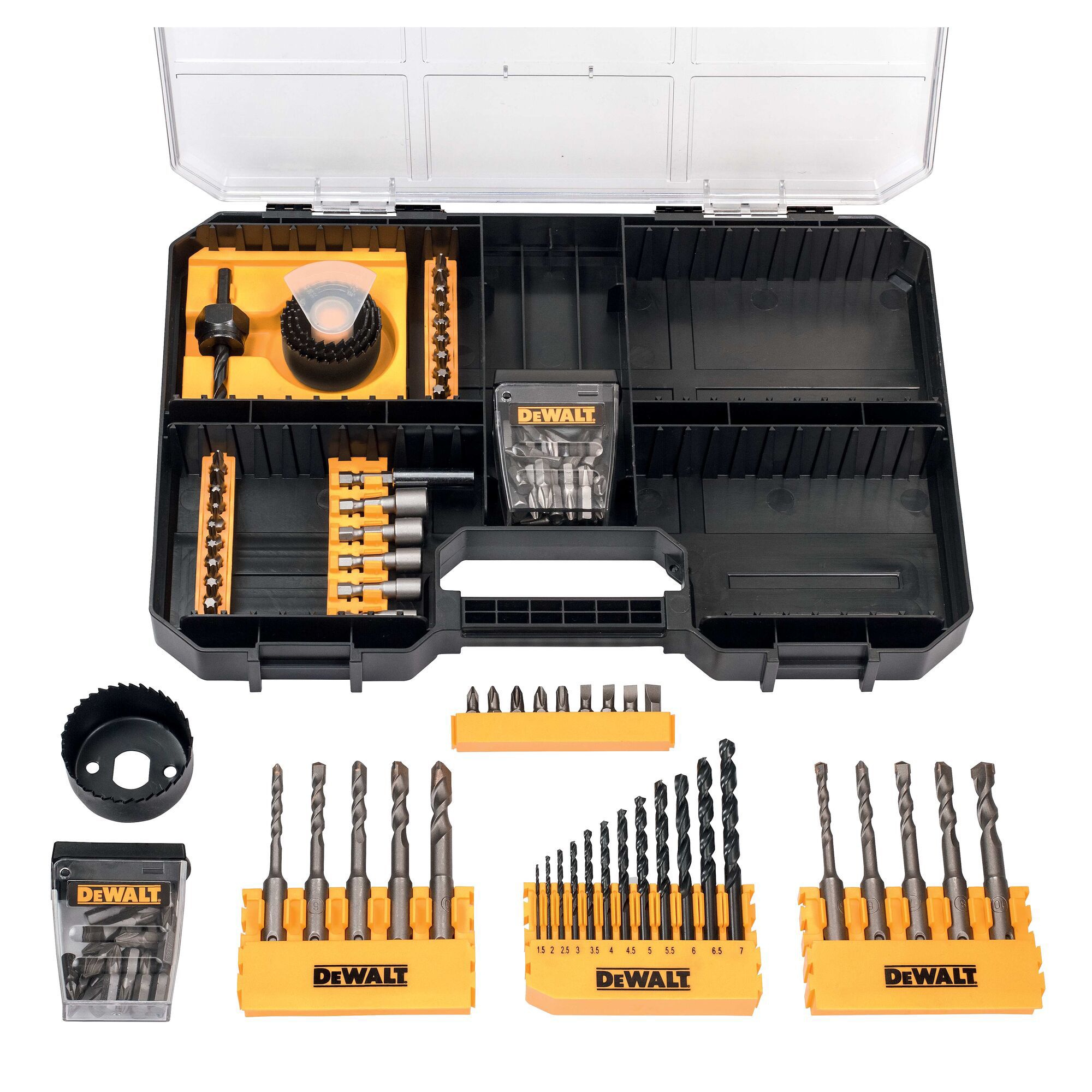 DeWalt 102 piece SDS plus Multi purpose Drill screwdriver bit set Tradepoint