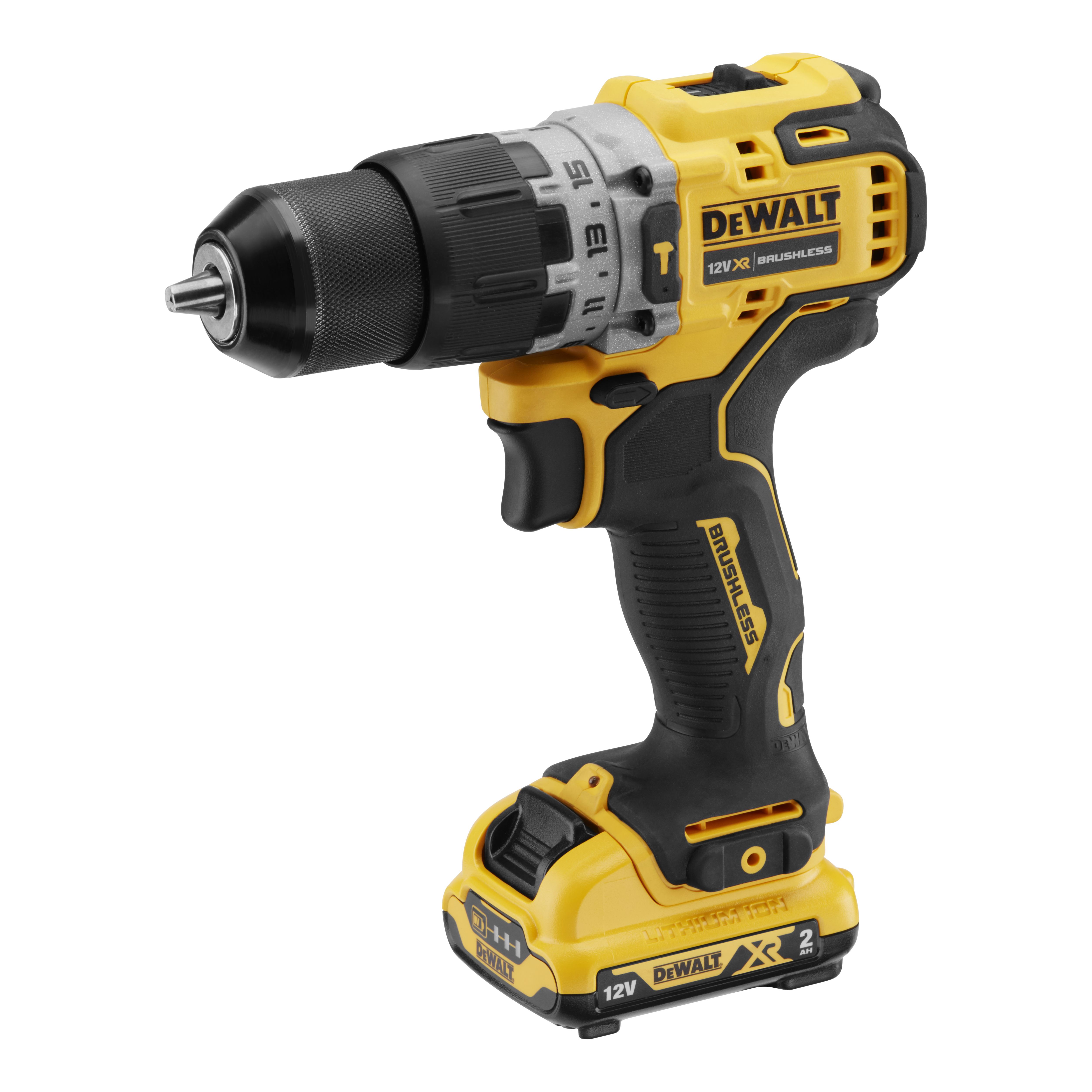 DeWalt 12V 2 x 2 Li-ion Cordless Percussion drill DCD706D2-GB