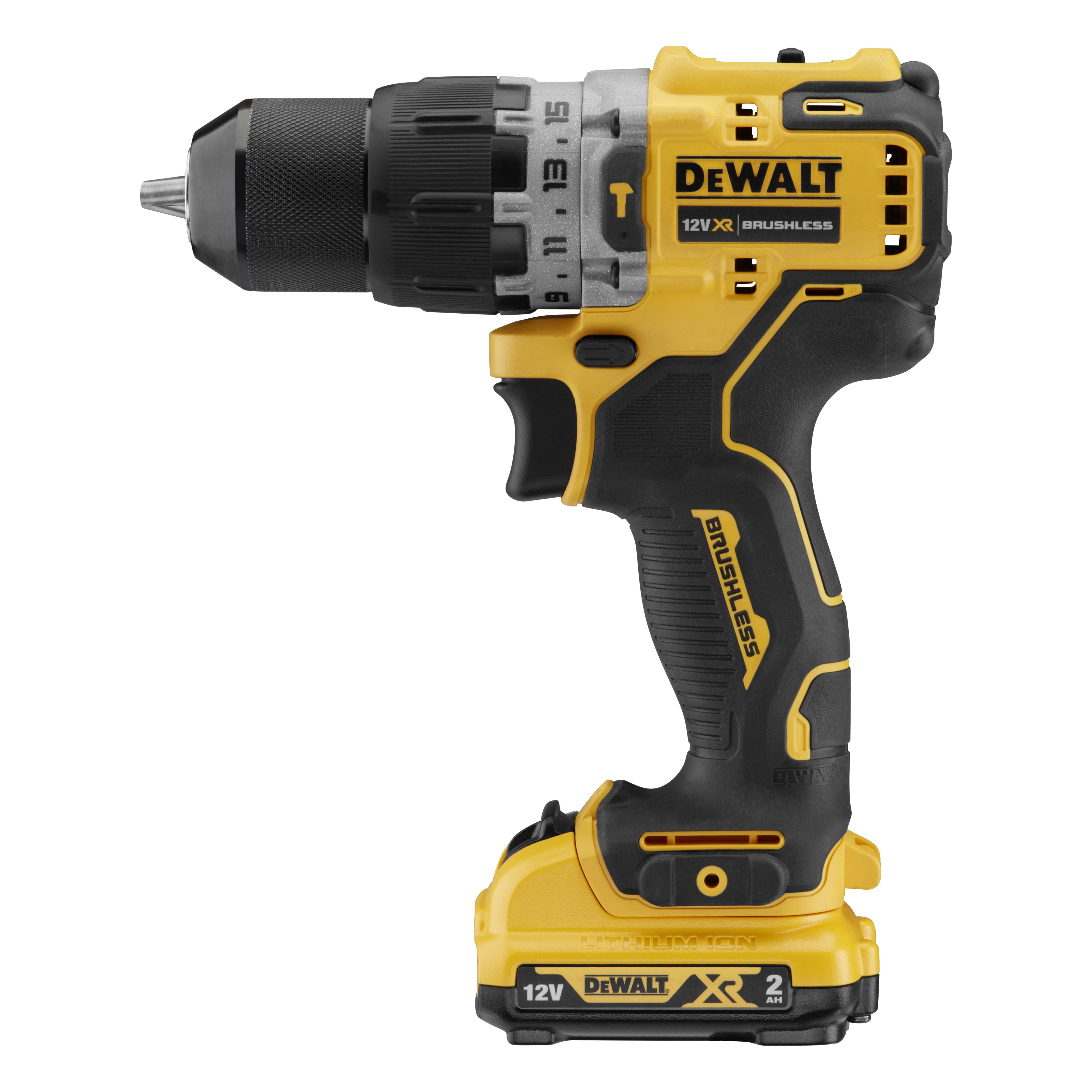 DeWalt 12V 2 x 2 Li-ion Cordless Percussion drill DCD706D2-GB