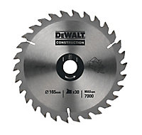 DeWalt 18T Circular saw blade (Dia)165mm