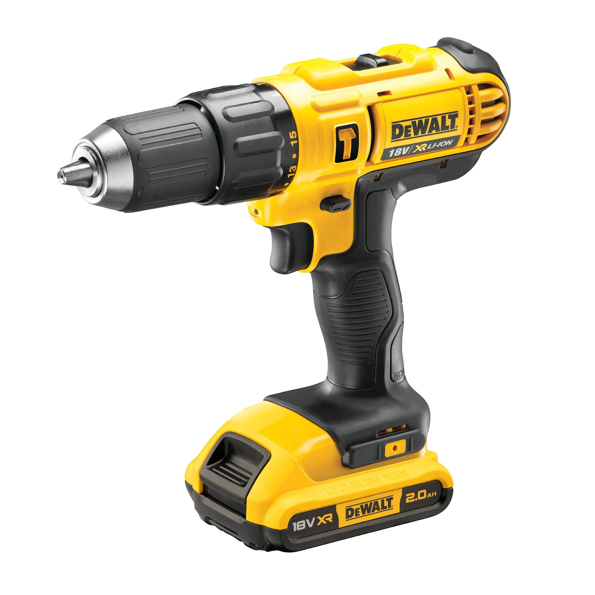 DeWalt 18V 1 x 2 Li ion Brushed Cordless Combi drill DCD776D1T GB Tradepoint