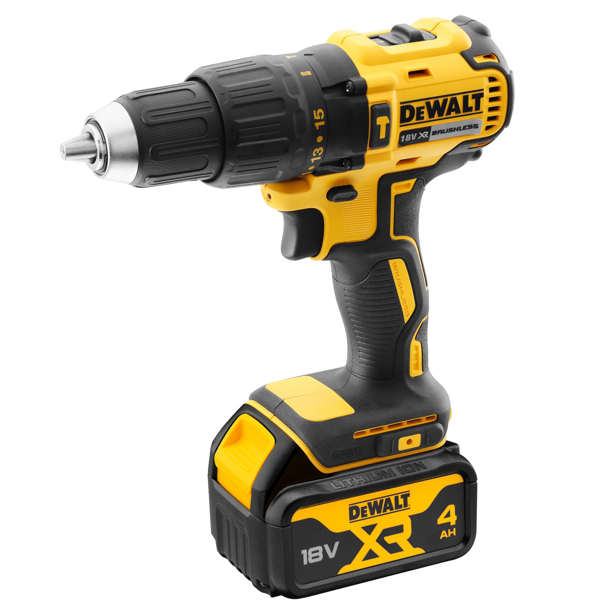 DeWalt 18V 2 x 4 Li-ion Brushless Cordless Combi drill DCD778M2T-GB