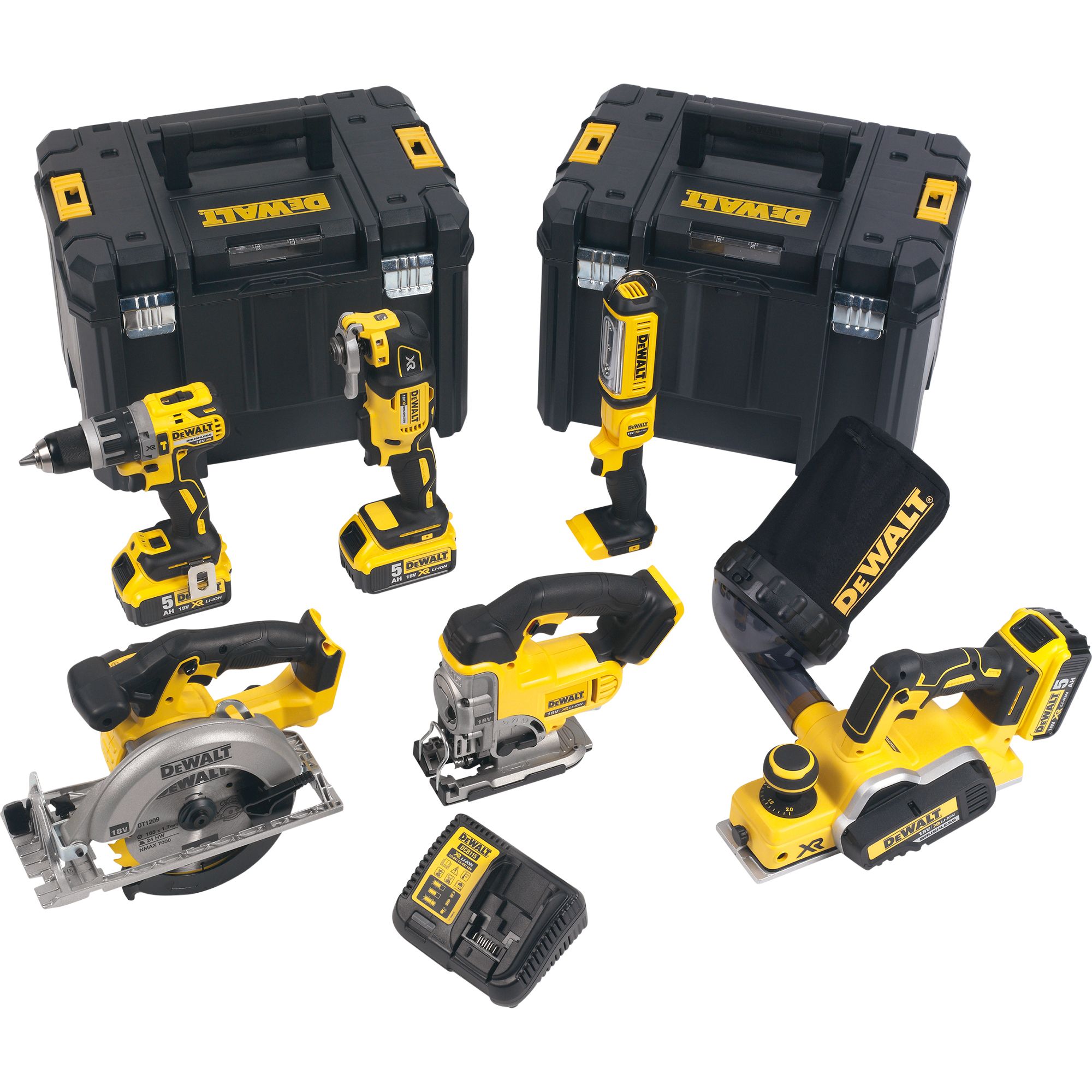 6 piece discount dewalt cordless set