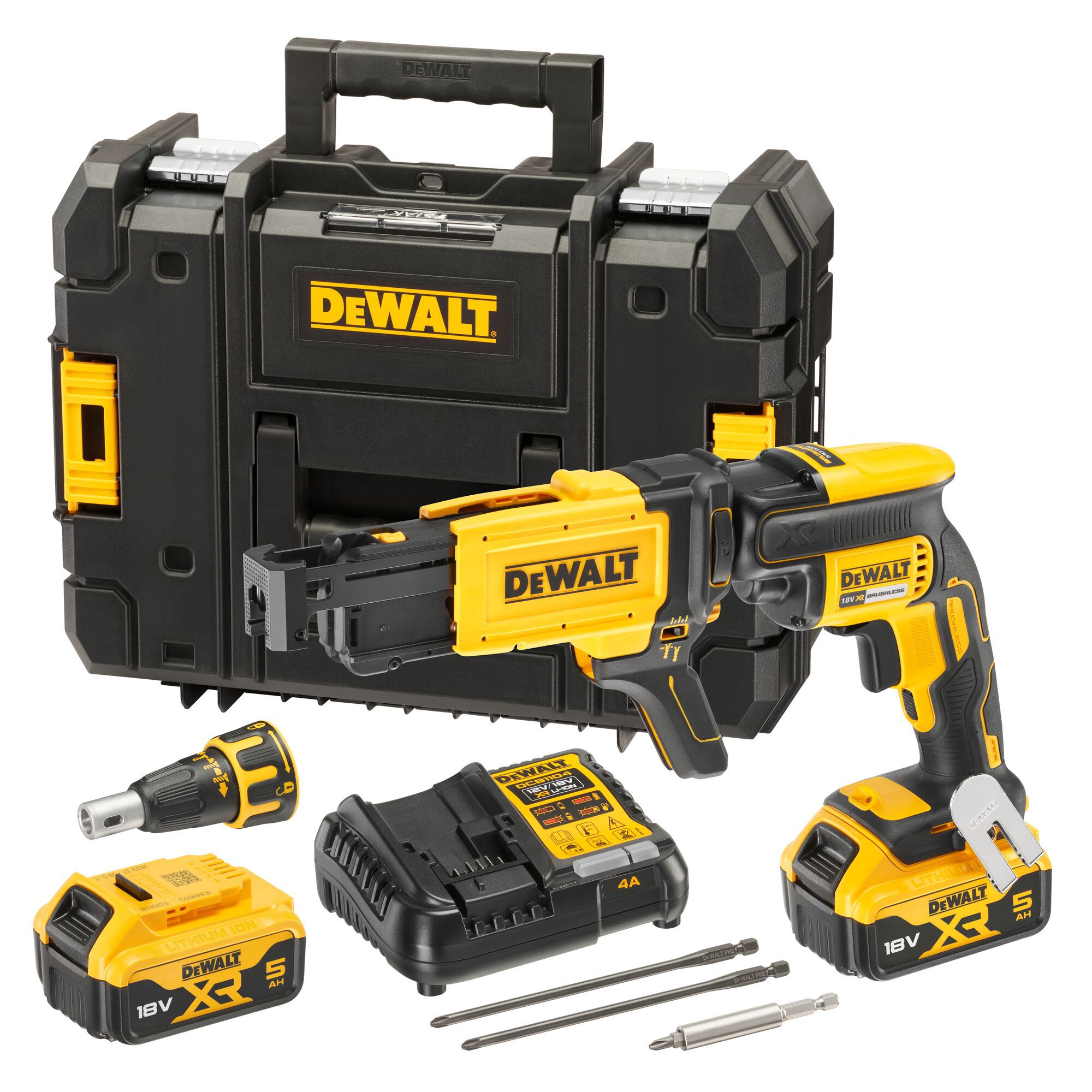 DEWALT 18V DRYWALL DRIVER 2 X 5.0AH