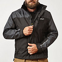 DeWalt Black & Grey Waterproof jacket Medium