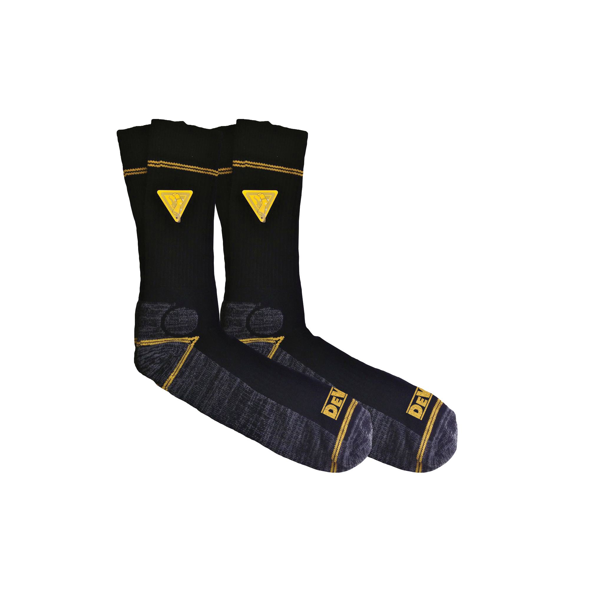 DeWalt Black, grey & yellow Socks One size, 1 Pair