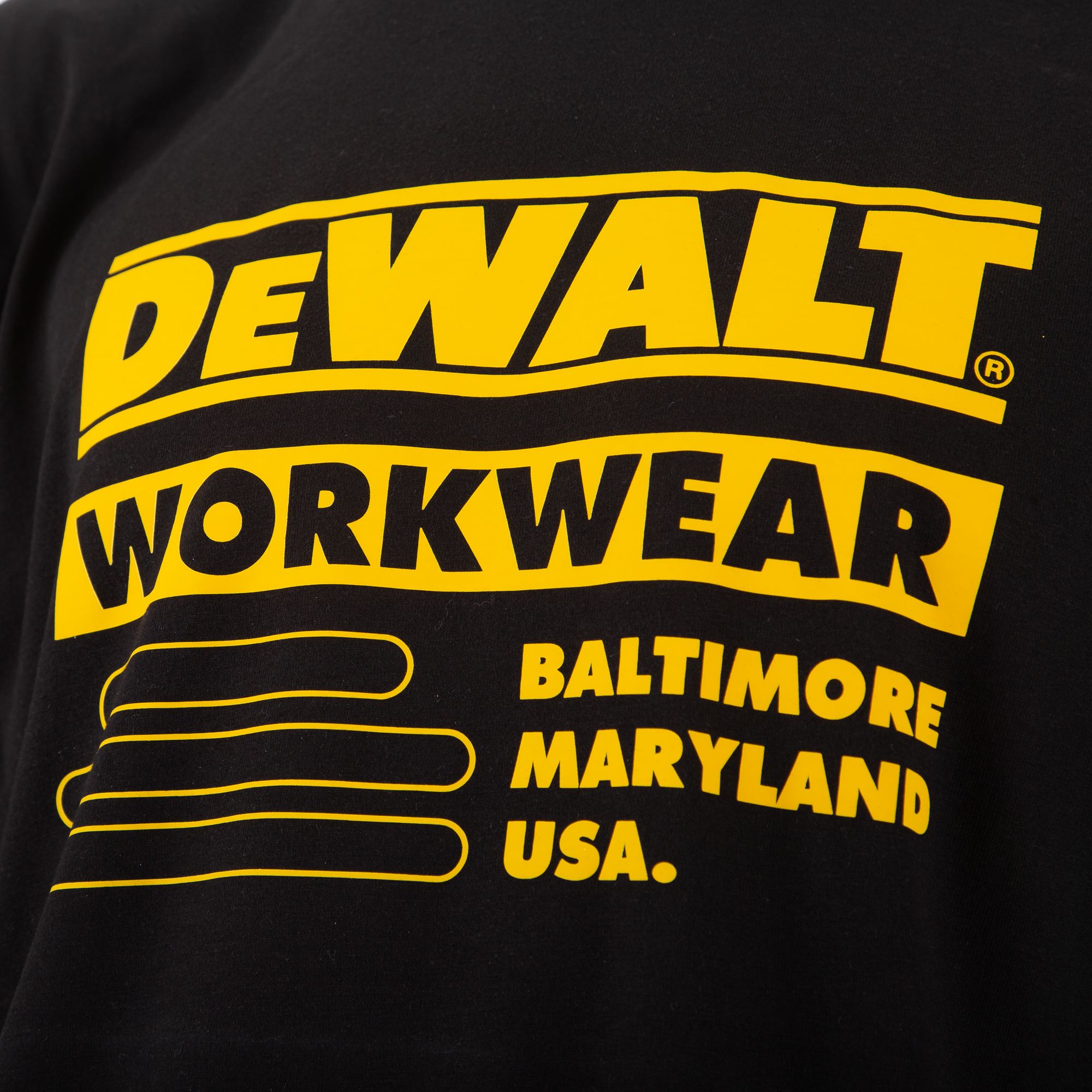 DeWalt Brookfield Black T-shirt Medium