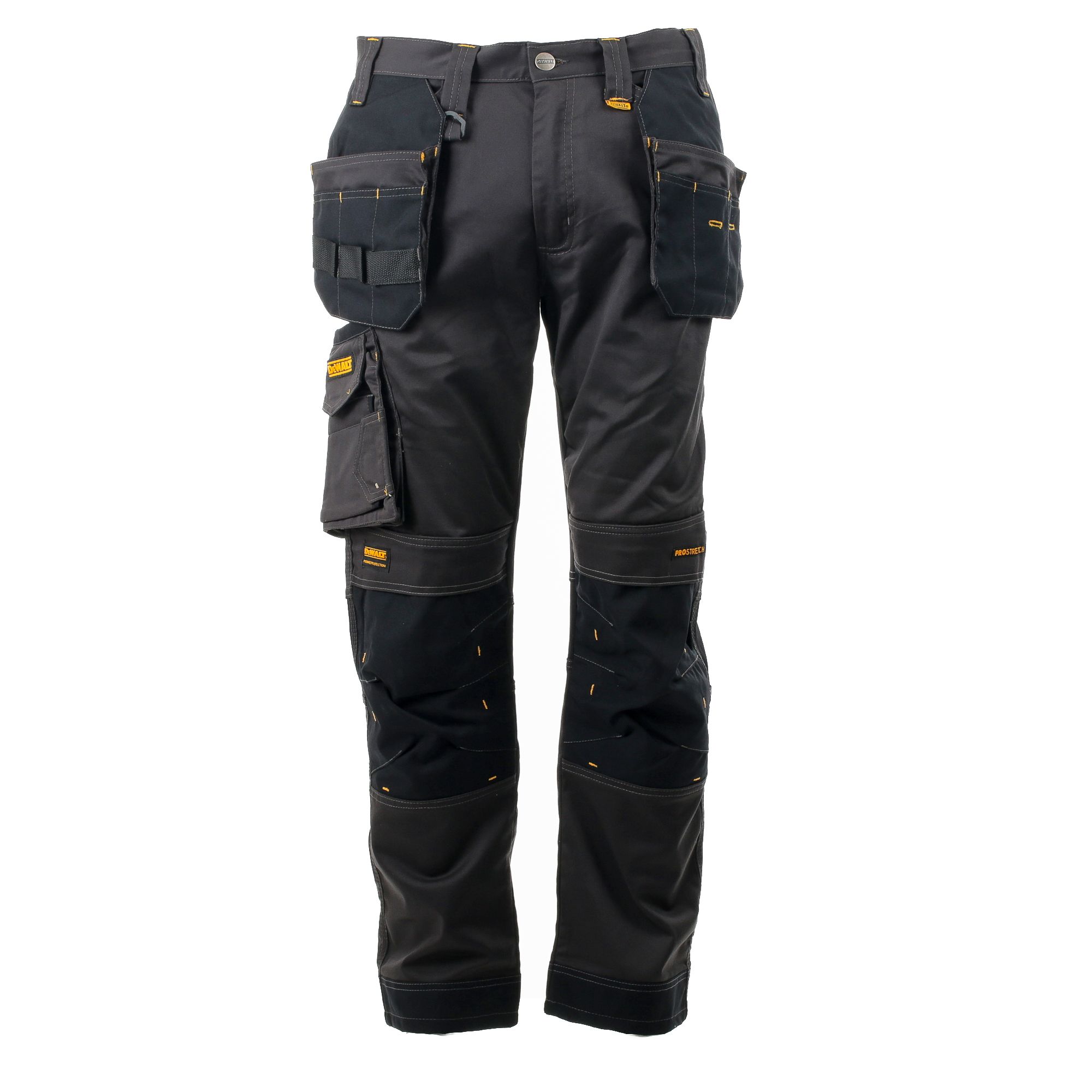 DeWalt Chester Grey & black Unisex Holster pocket trousers, W34" L31"
