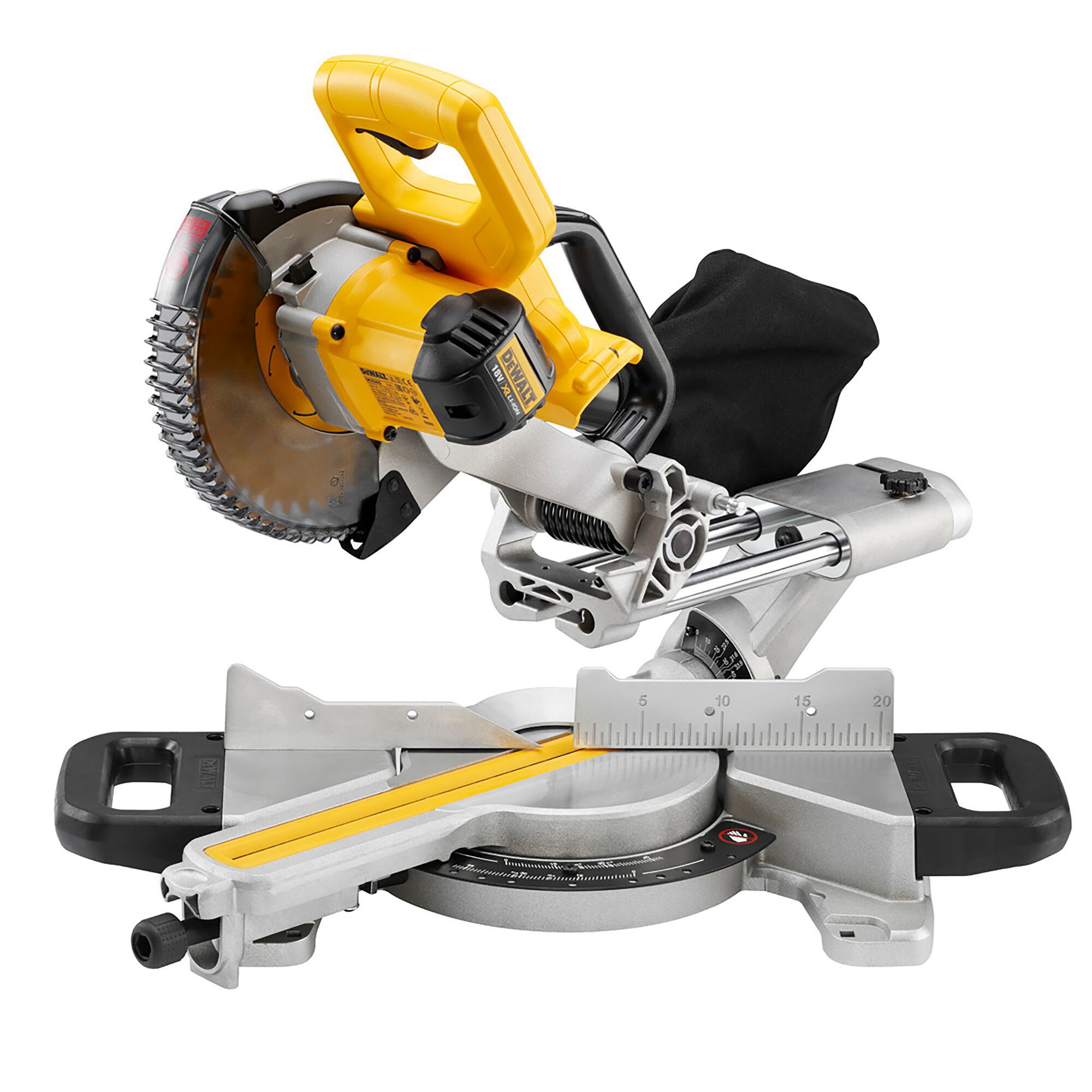 DEWALT CORDLESS 184MM SLIDING MITRE SAW