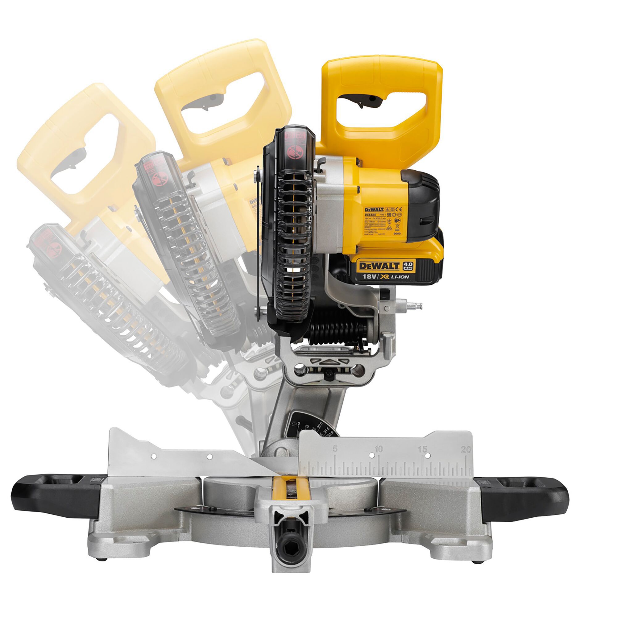 DEWALT CORDLESS 184MM SLIDING MITRE SAW