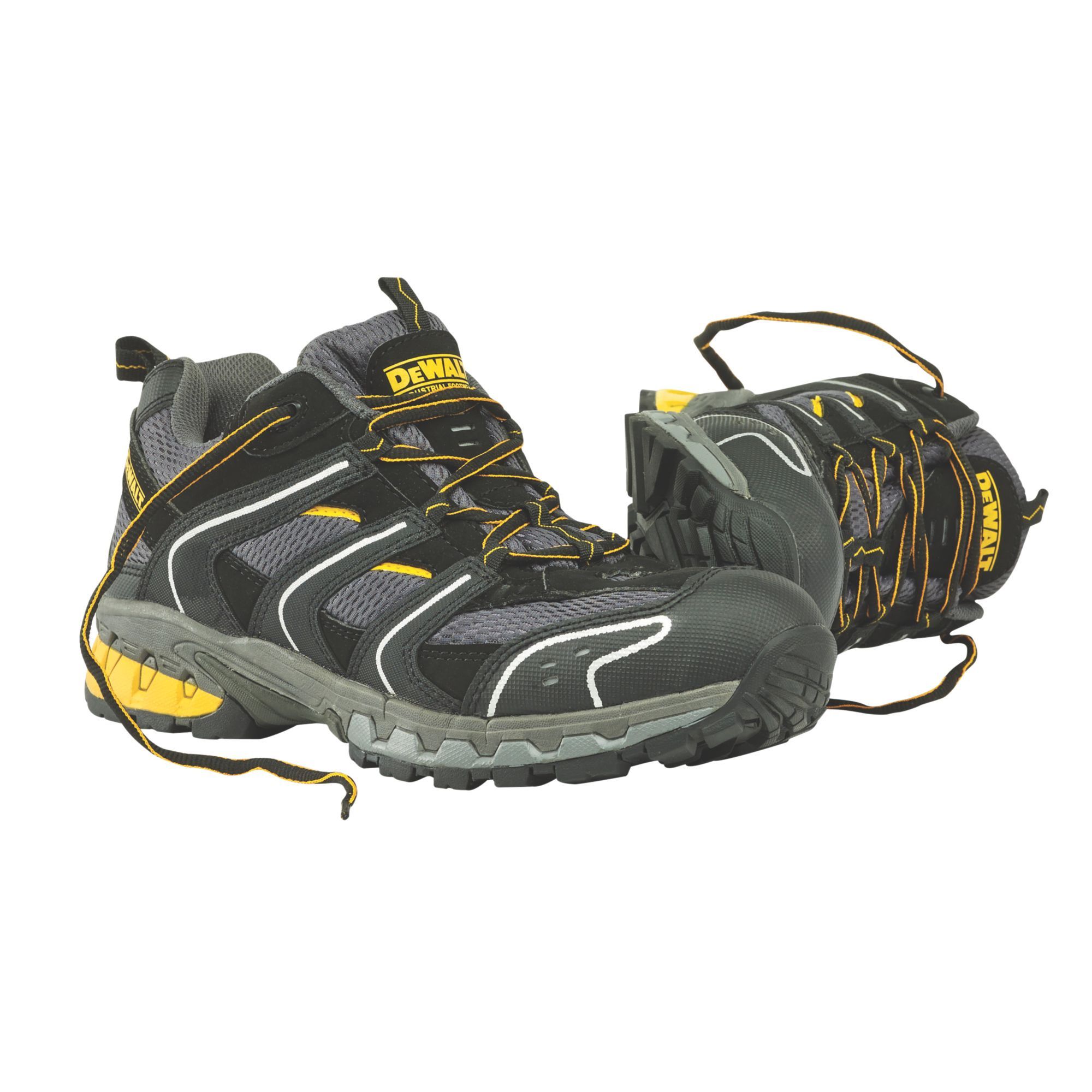 DeWalt Cutter Grey & Black Safety trainers, Size 12