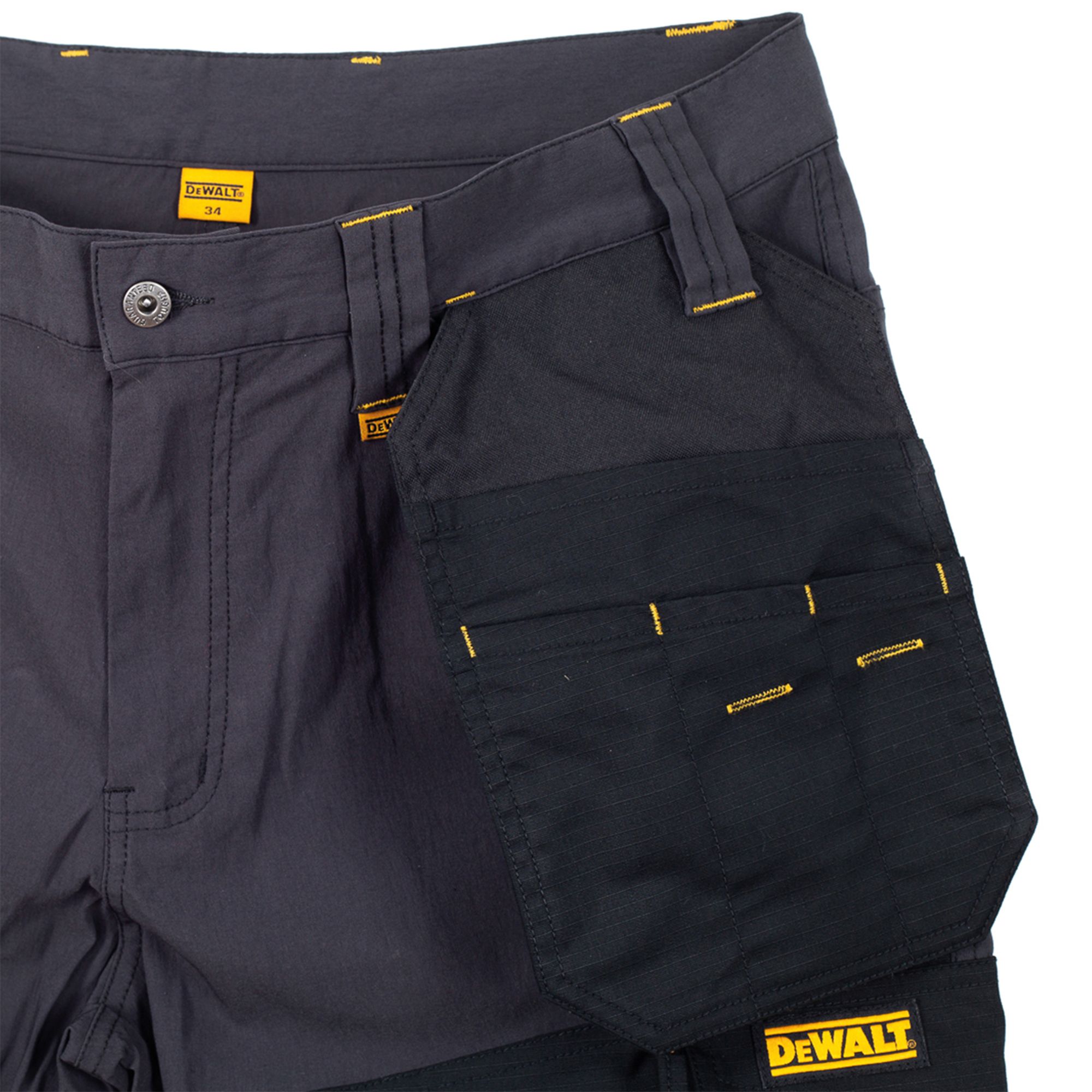 DeWalt Fontana Grey & black Shorts W38"