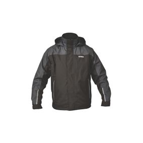 DeWalt Hybrid Black & Grey Waterproof jacket Medium