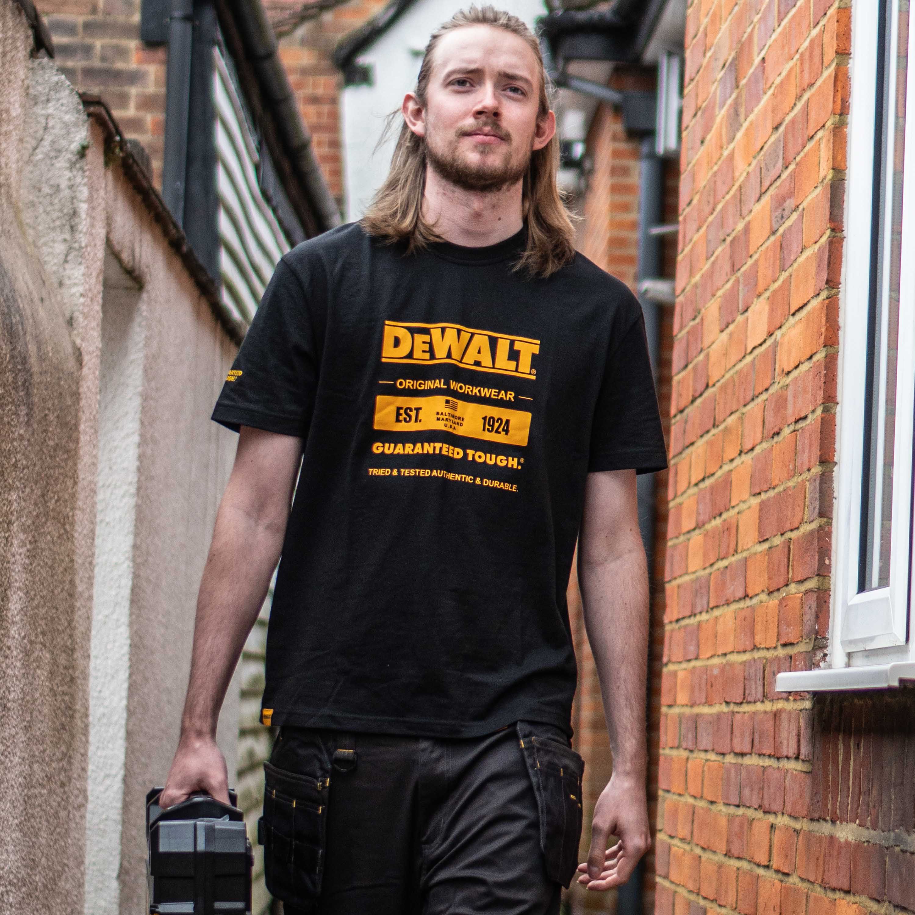 DeWalt Lewes Black T-shirt Large