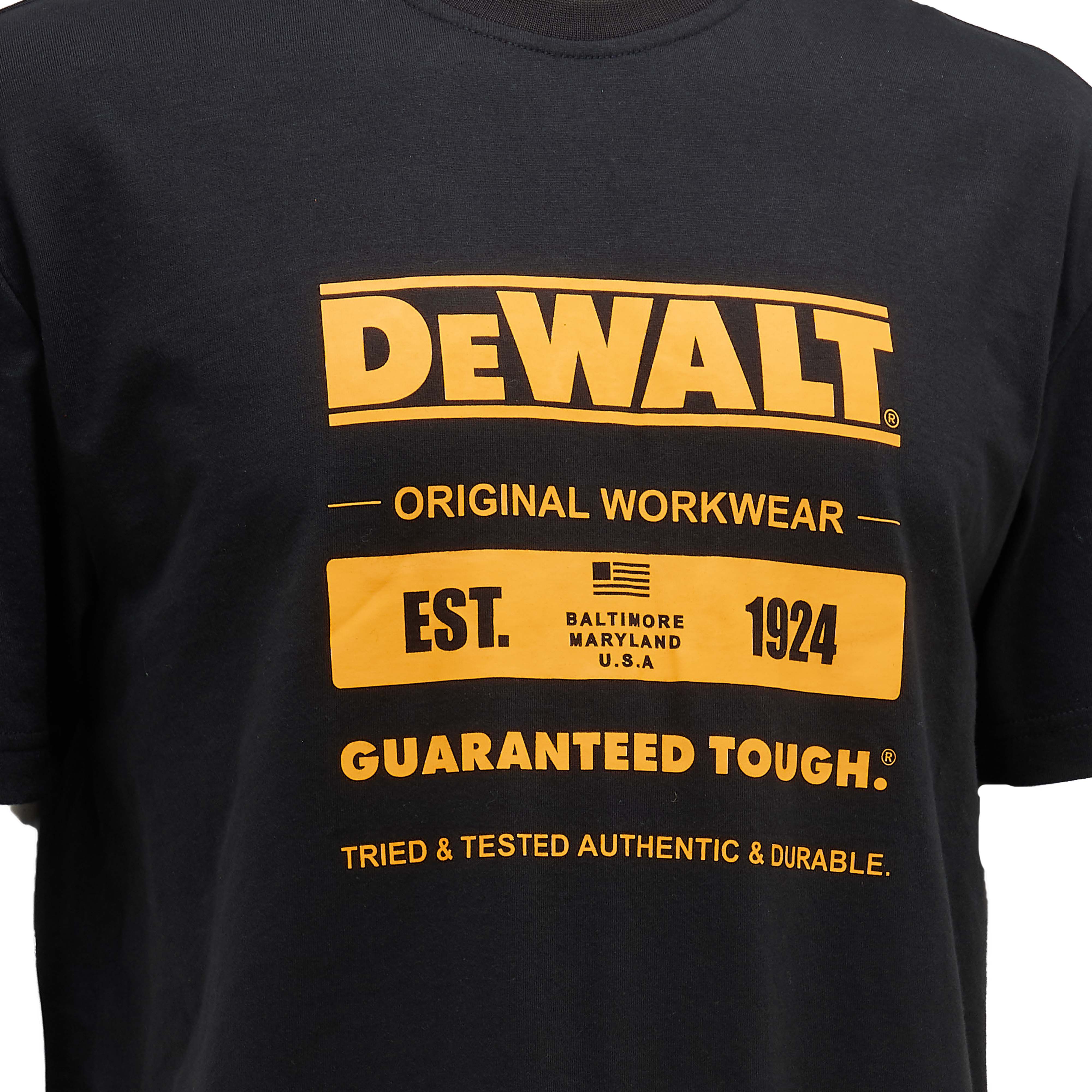 DeWalt Lewes Black T-shirt Large