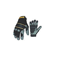 DeWalt Lycra & nylon Black & grey Performance Gloves, Large