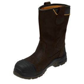 DeWalt Millington Brown Safety rigger boots, Size 7