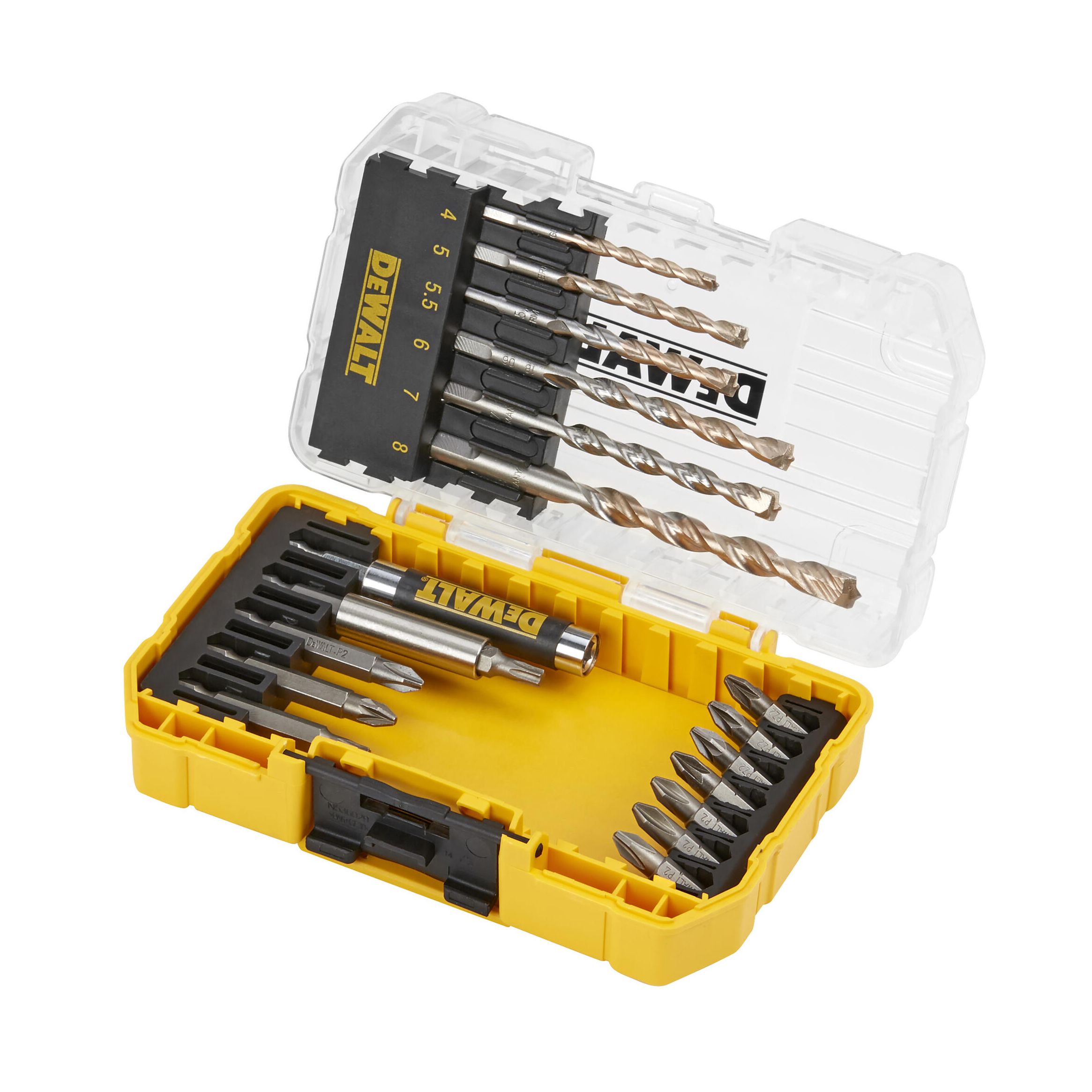 DeWalt 102 piece SDS plus Multi purpose Drill screwdriver bit set Tradepoint