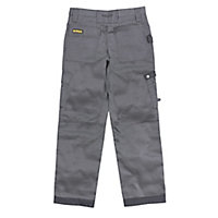 DeWalt Pro Tradesman Black & grey Trousers, W32" L31"