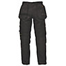 DeWalt Pro Tradesman Black Men's Trousers, W32" L29"