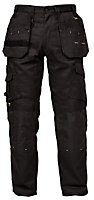 DeWalt Pro Tradesman Black Trousers, W32" L33"