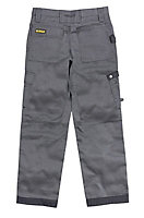 DeWalt Pro tradesman Grey Trousers, W38" L33"
