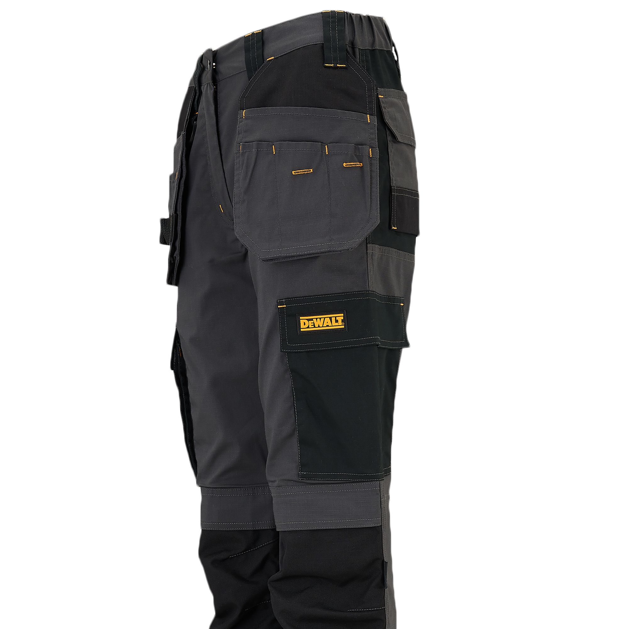 DeWalt Roseville Black & grey Women's Trousers, Size 8 L29"