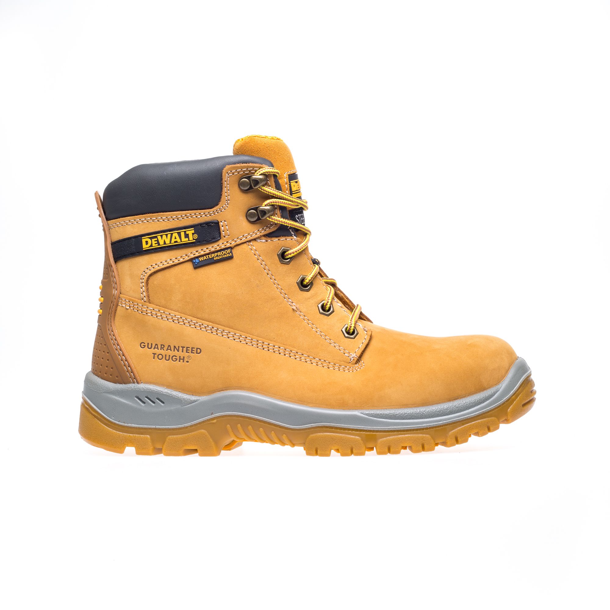 DeWalt Titanium Men's Honey Safety boots, Size 7