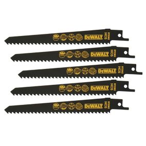 DeWalt Universal fitting Reciprocating saw blade DT2362-QZ, Pack of 5