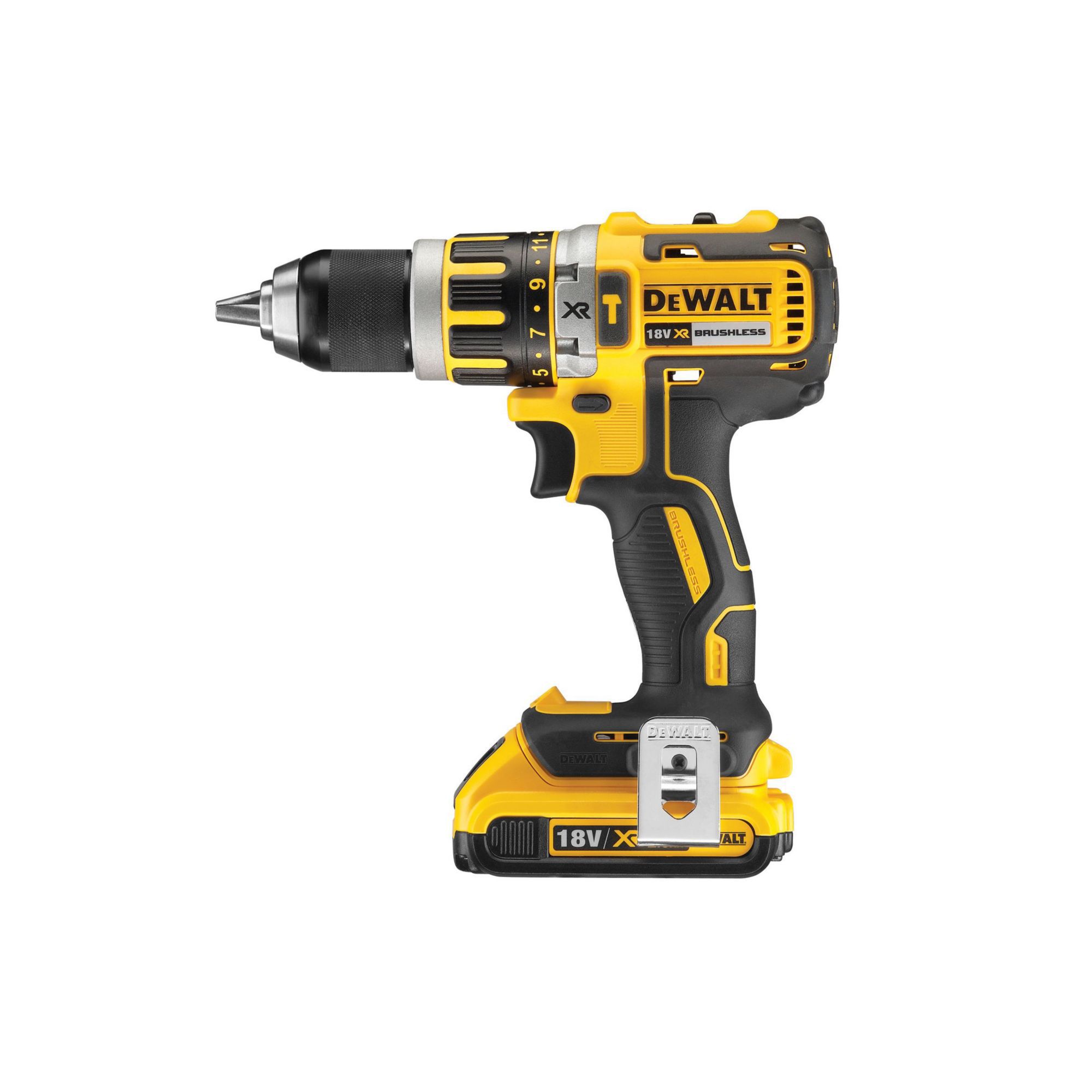DeWalt XR 18V 2 x 2 Li-ion Brushless Cordless Combi drill DCD795D2-GB