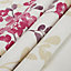 Deysi Pink Floral Lined Pencil pleat Curtains (W)117cm (L)137cm, Pair