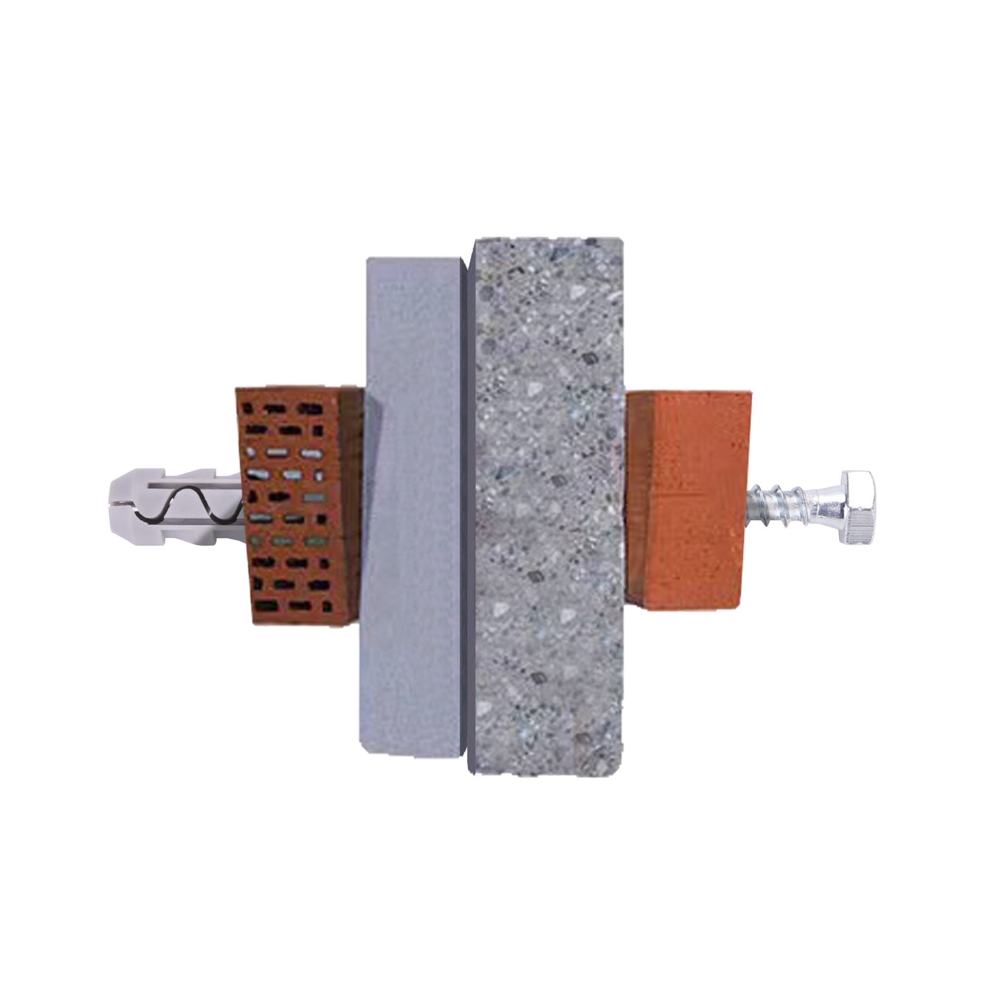 Diall 10 piece Vertical deep holes Toilet & bidet Fixing kit
