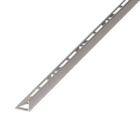 Diall 12.5mm Straight Aluminium Tile trim