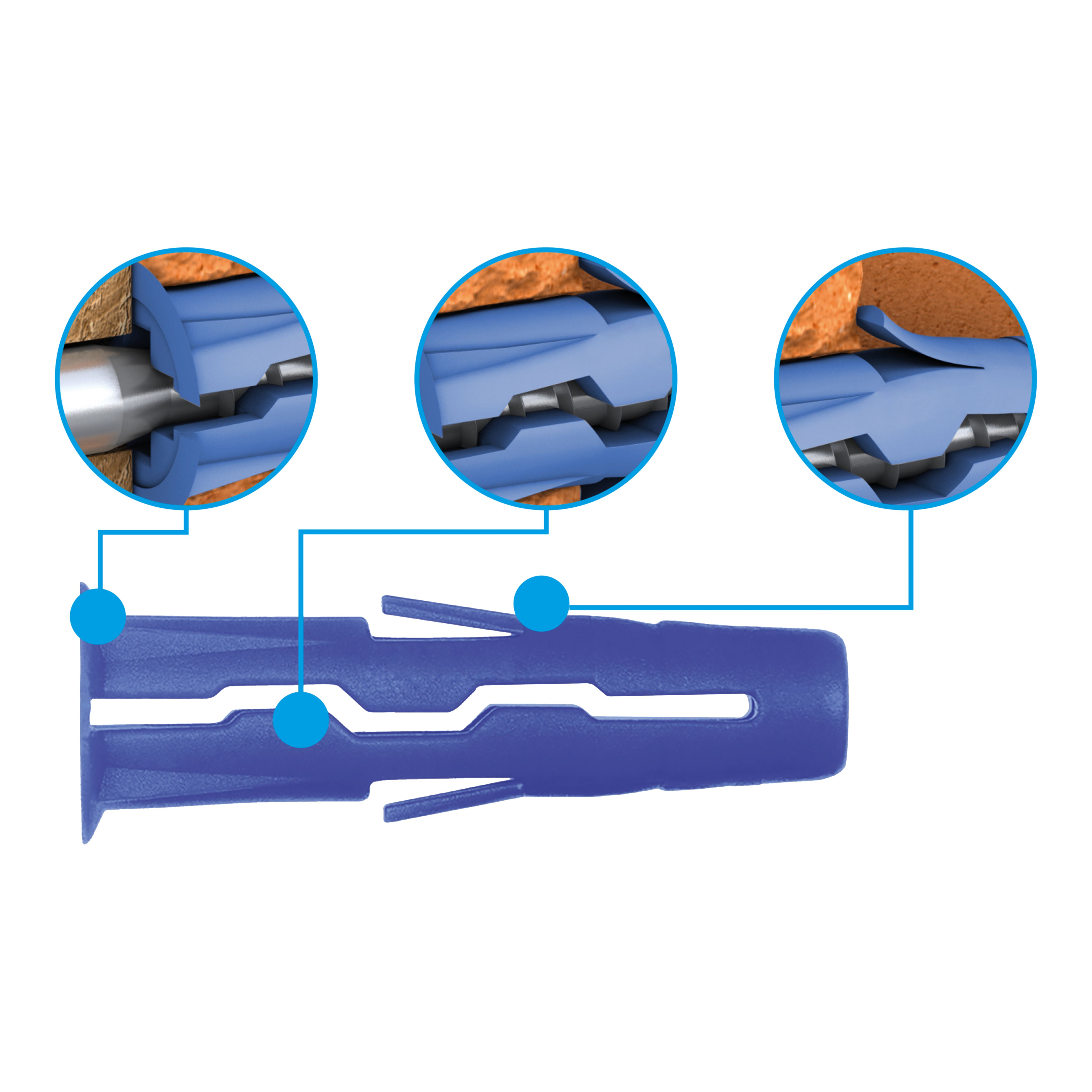 Diall 12 piece Cabinet Fixing kit
