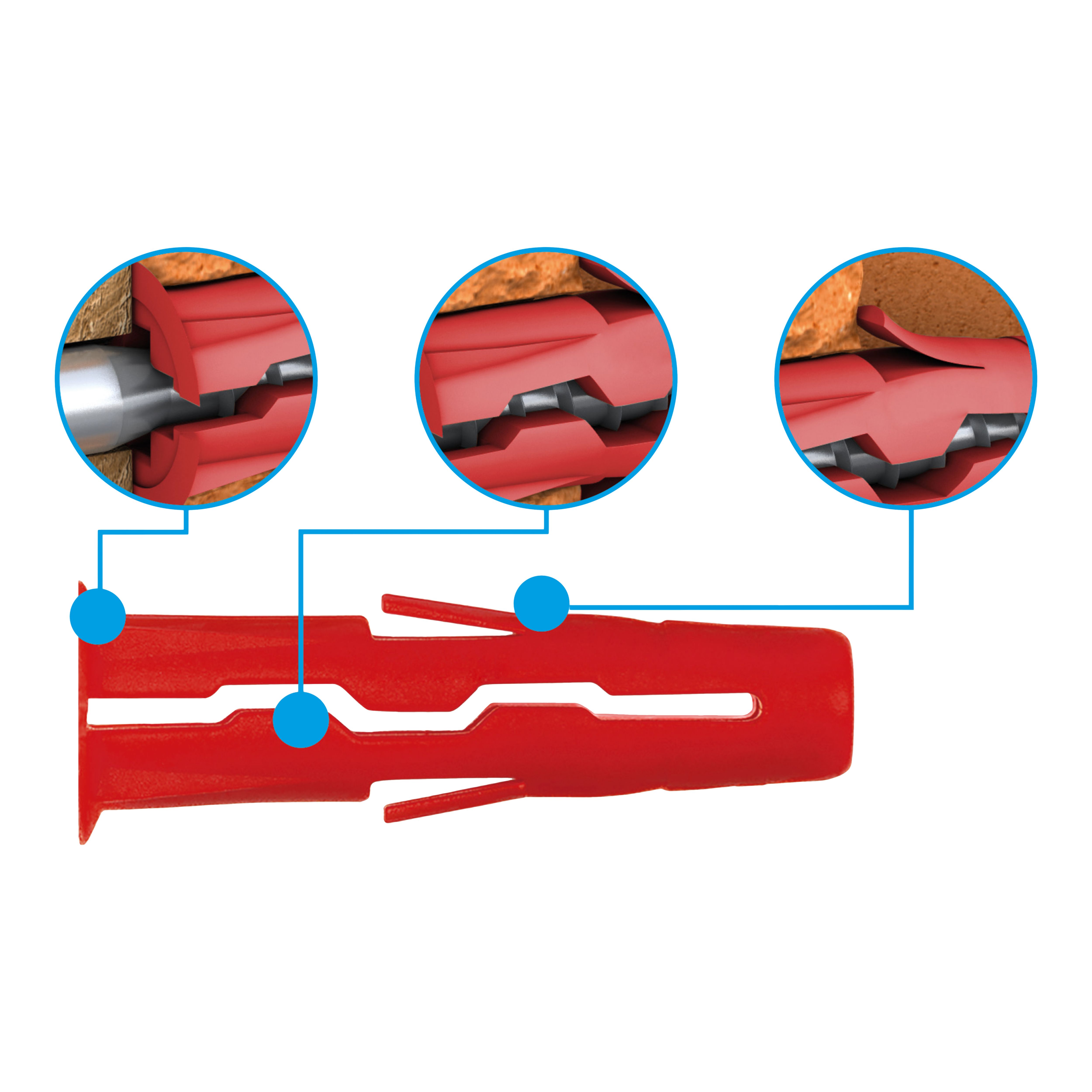 Diall 12 piece Curtain pole Fixing kit