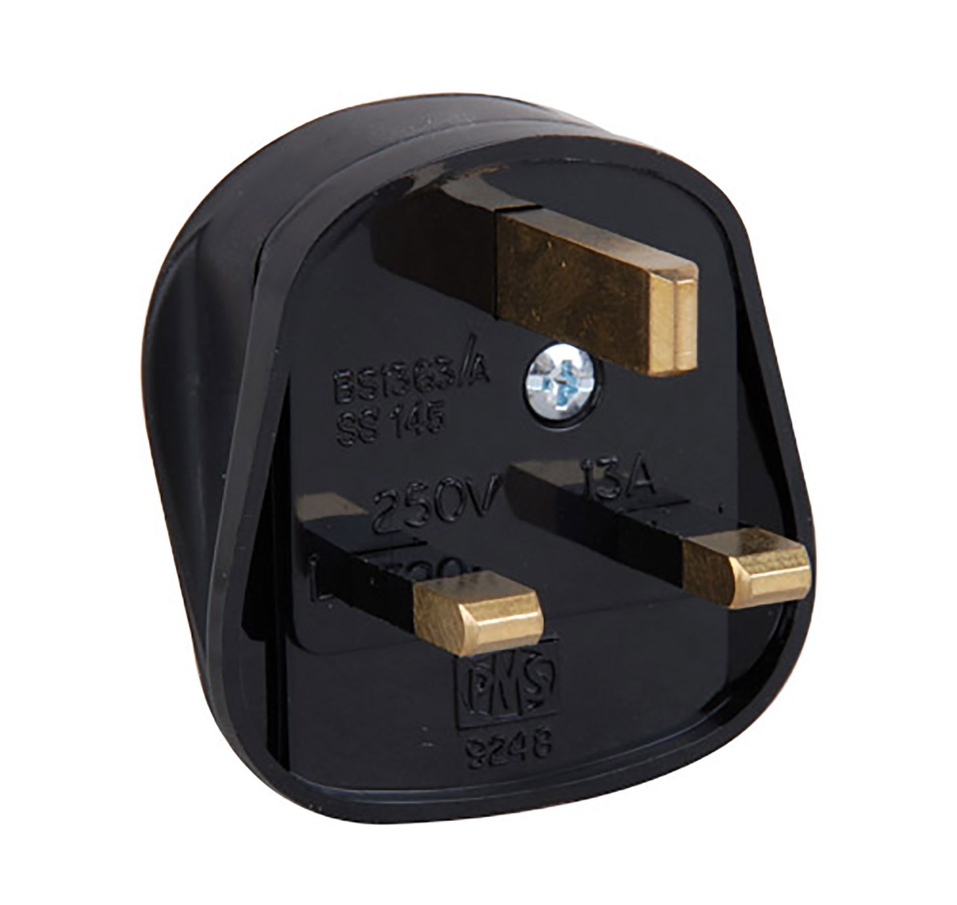 Diall 13A Black Plug